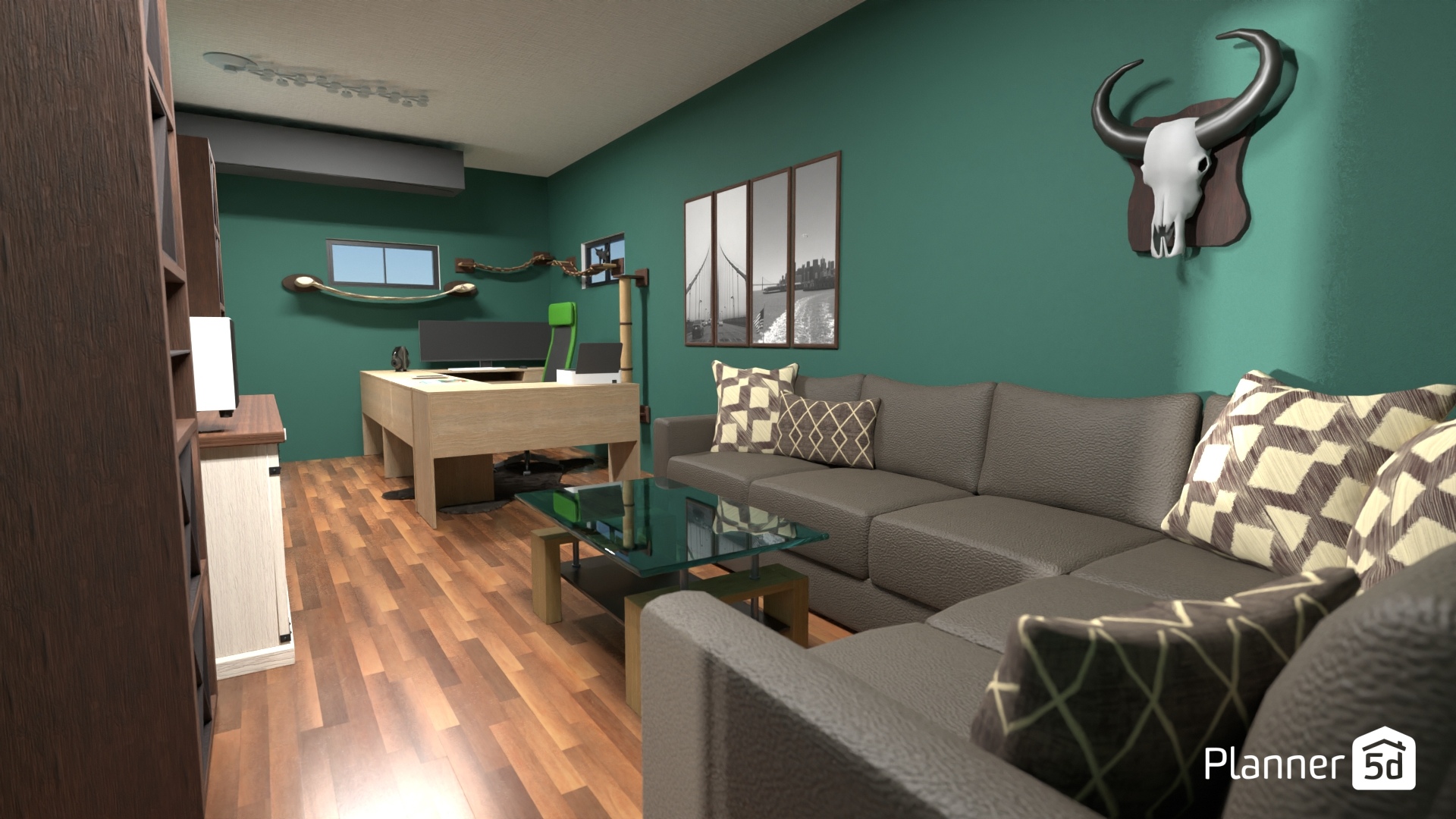 Basement Office #24153748 by gregory hermanson