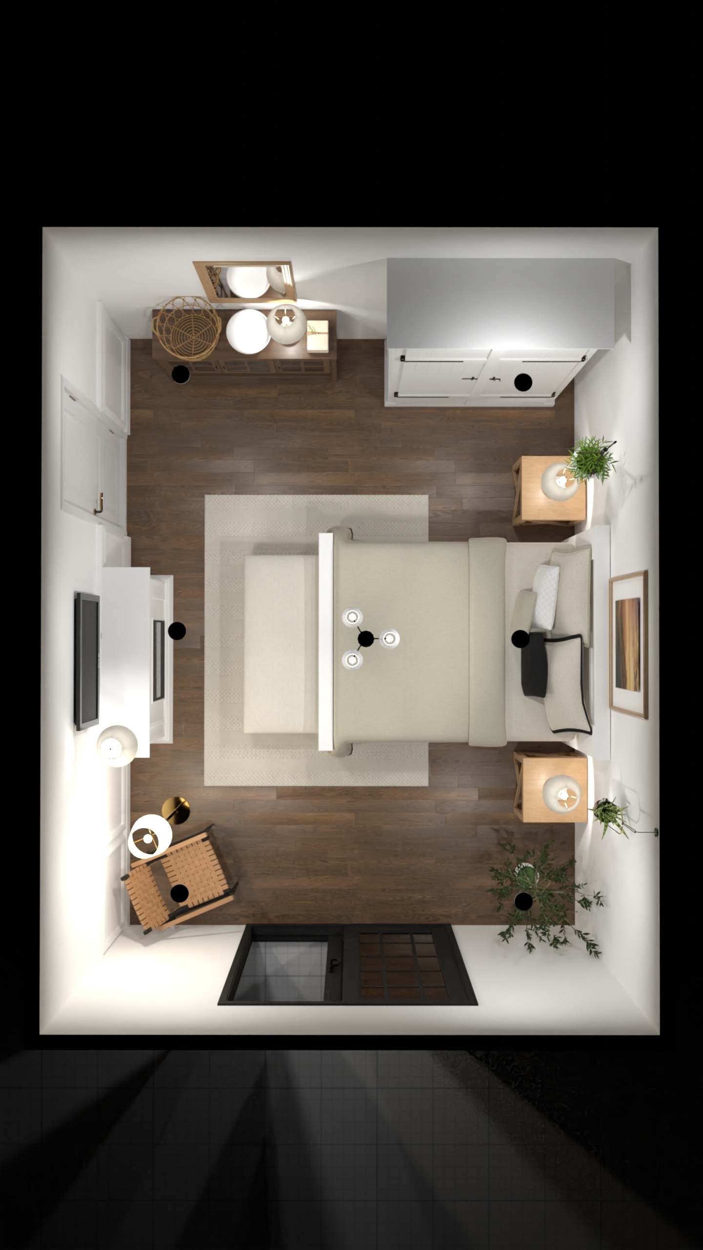 Wizard Farmhouse Bedroom copy copy #23453491 by Evelinaa