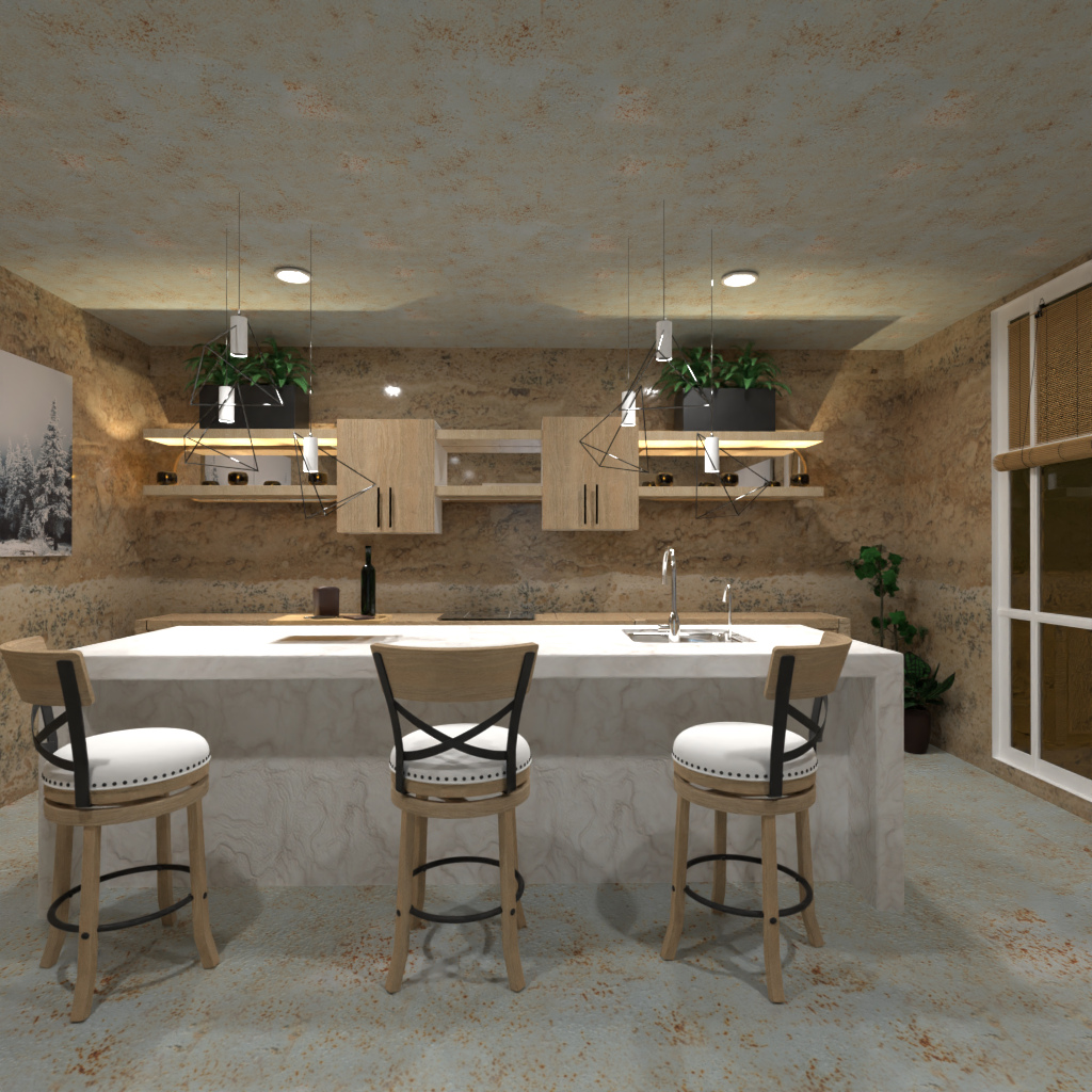 Brown and White Kitchen #11498720 by Editors Choice