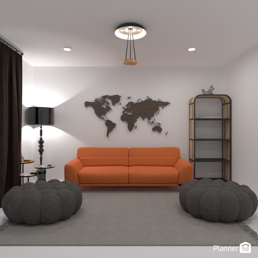 Sofá naranja #24704088 by Editors Choice