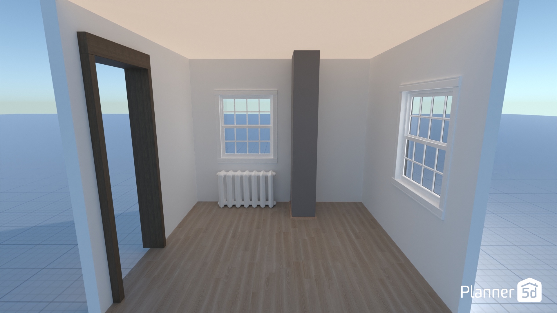 Master Closet (Remodel) - ACCURATE DIMENSIONS (110x96 - baseboard to baseboard) (113x99 - wall to wall) copy #23130510 by Hallie Linner