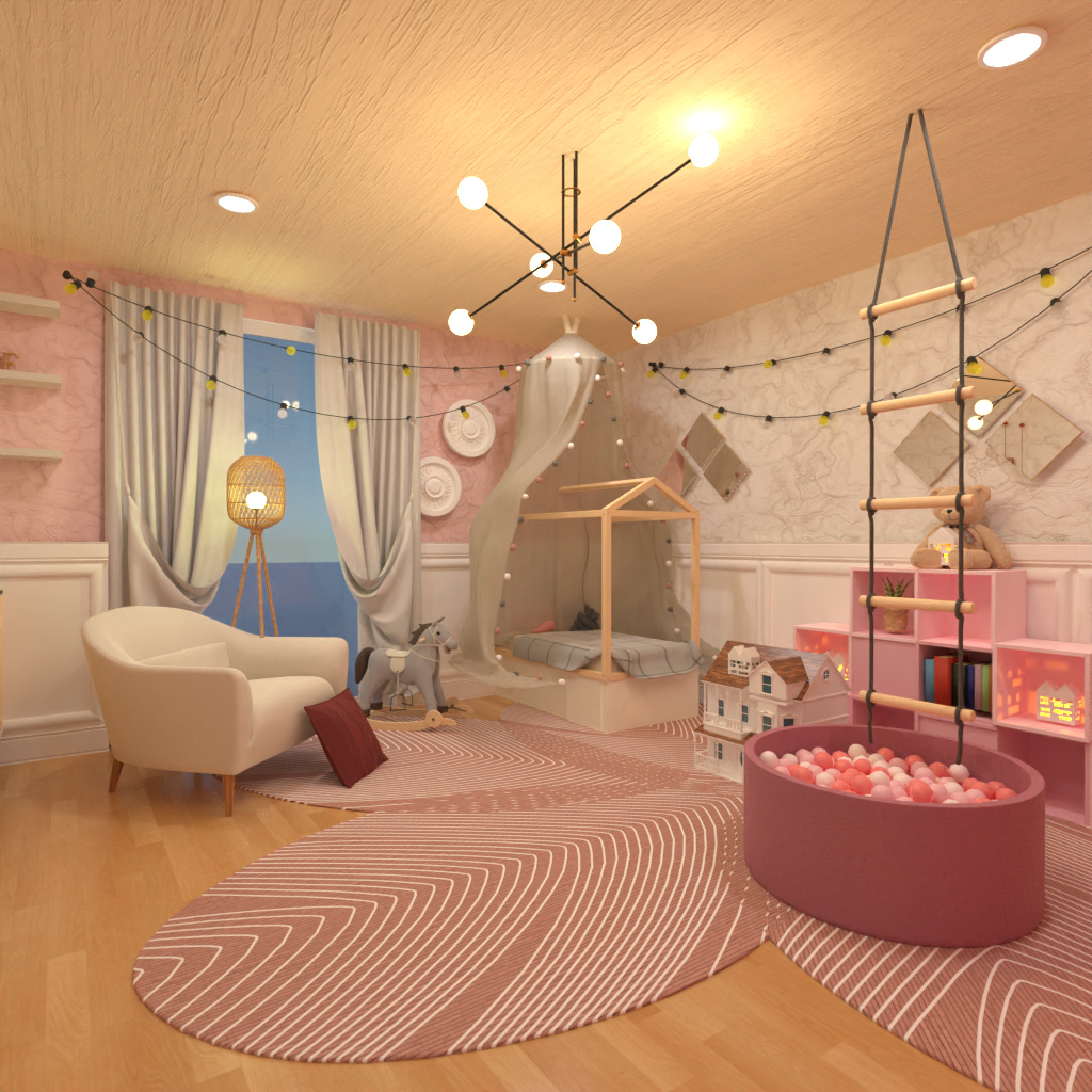 Pink Bedroom #11739112 by Editors Choice
