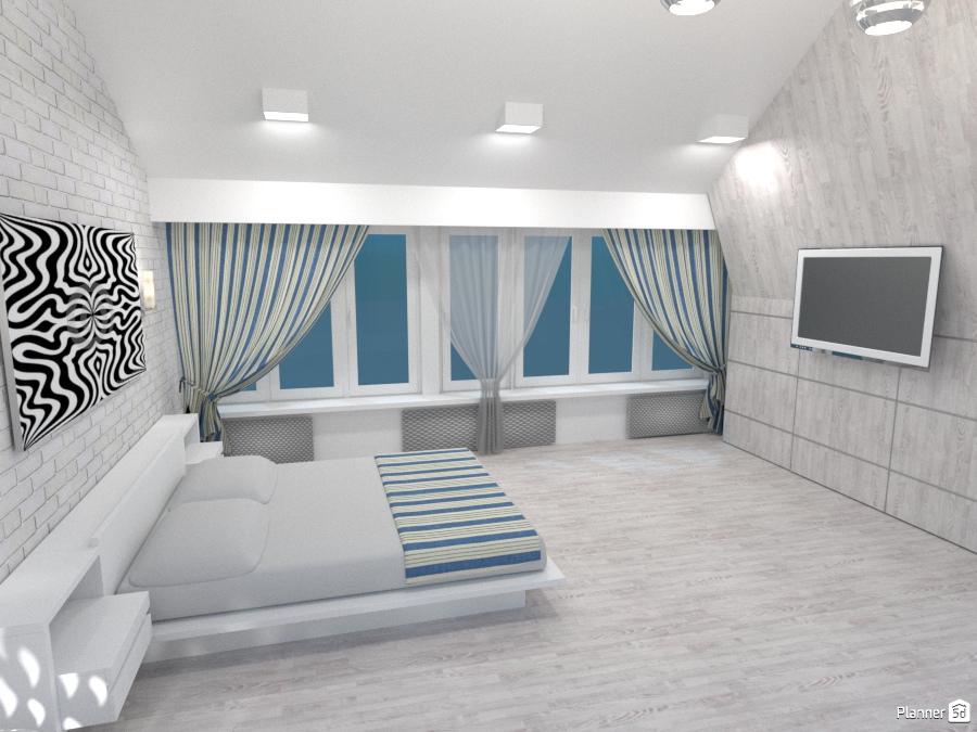 спальня мансарда #1683041 by павел