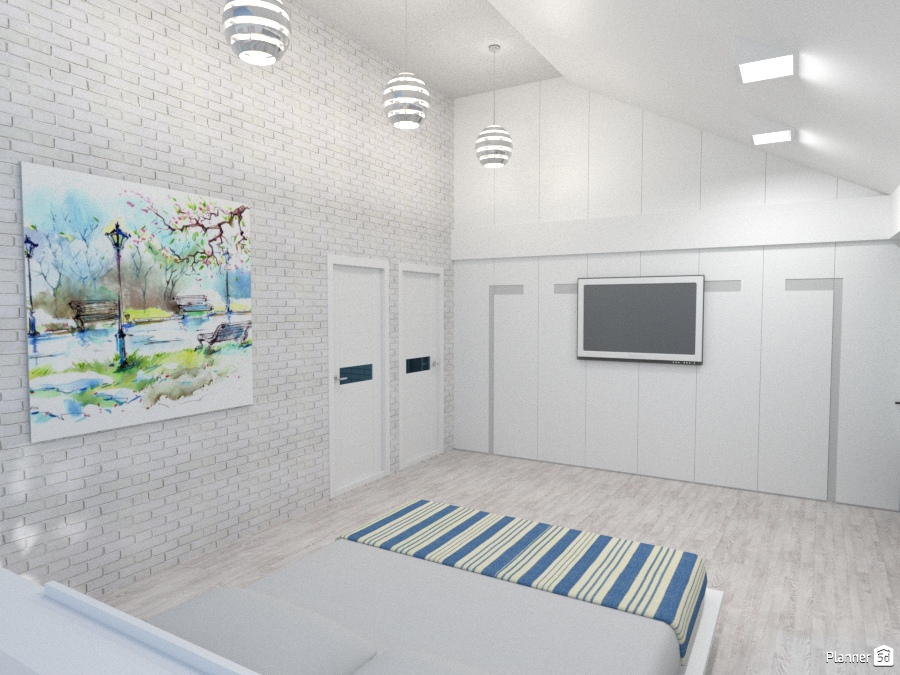 спальня на мансардном этаже #1721025 by павел