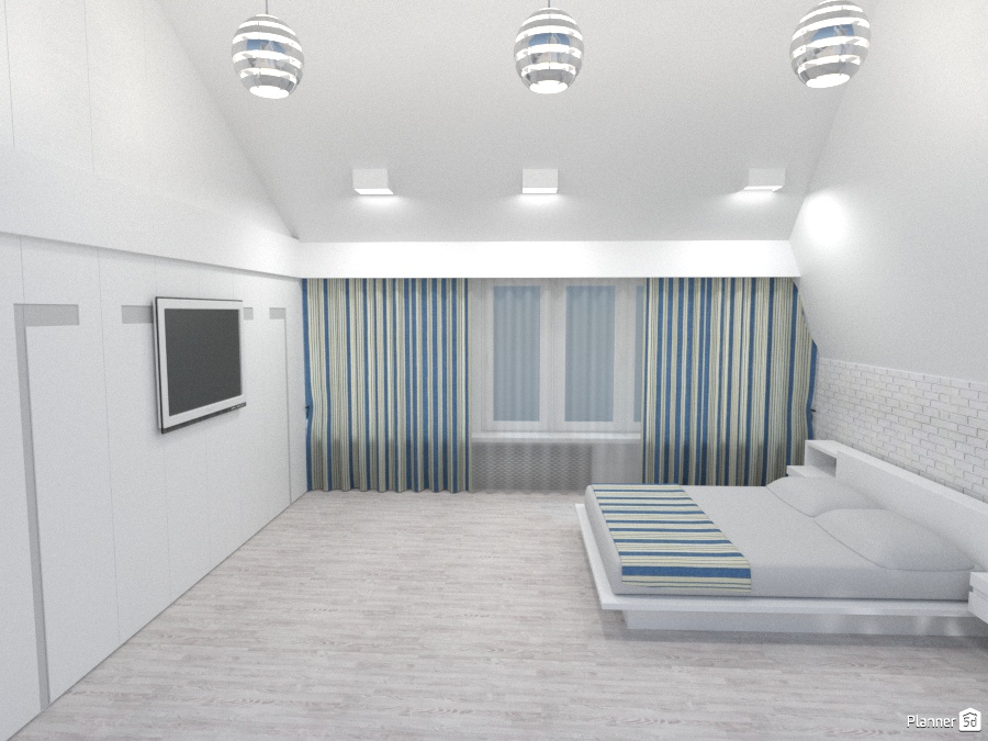 спальня на мансардном этаже #1721067 by павел