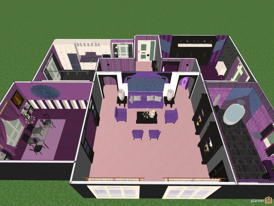 Black and purple #52252 by Jessica✅