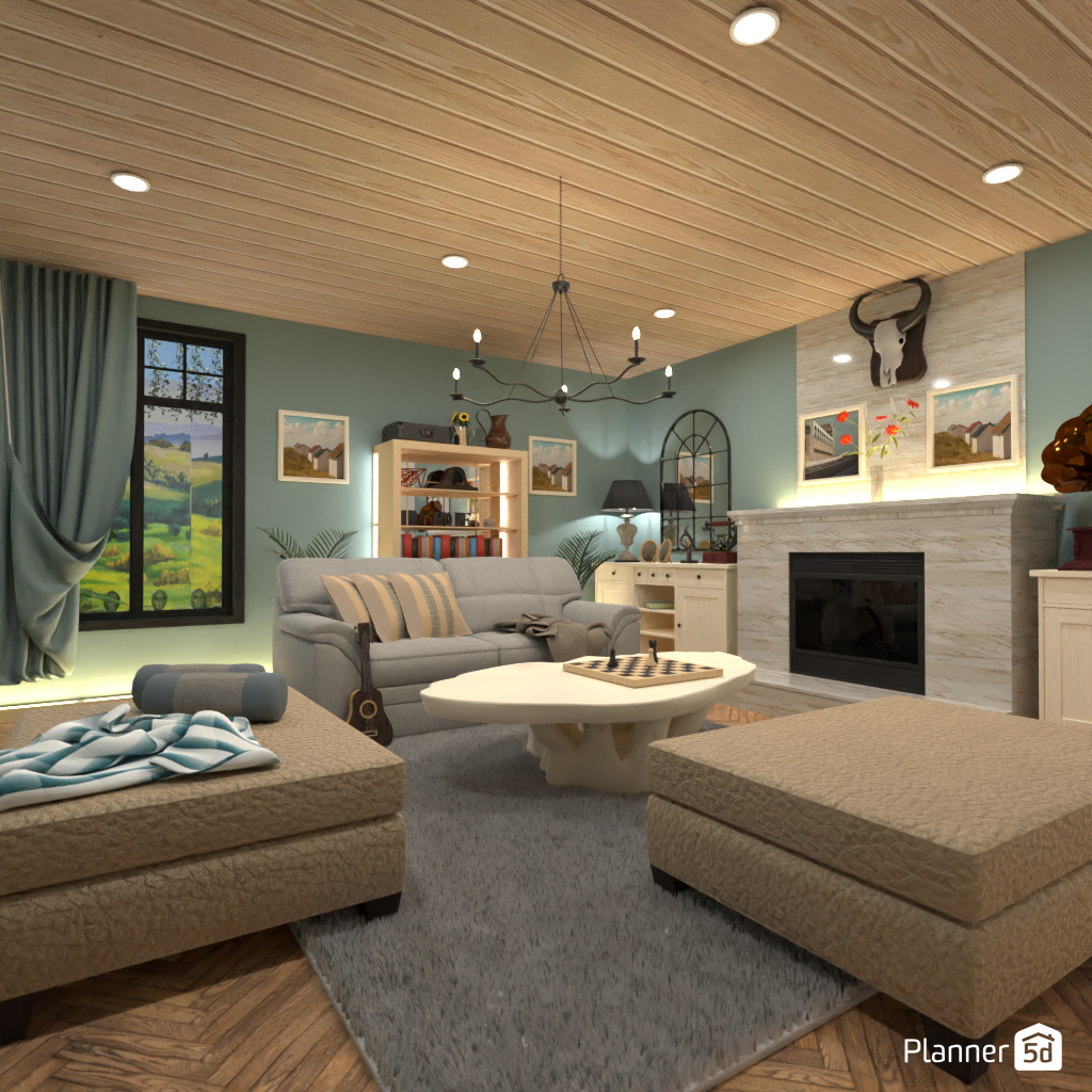 Country Living room #20131951 by Editors Choice