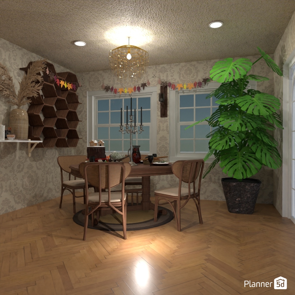 DB: Thanksgiving Day - room shell copy #23450051 by Editors Choice