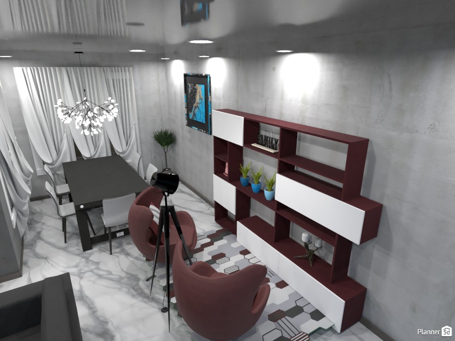 Dining room with chilling spot #3763377 by Erickson