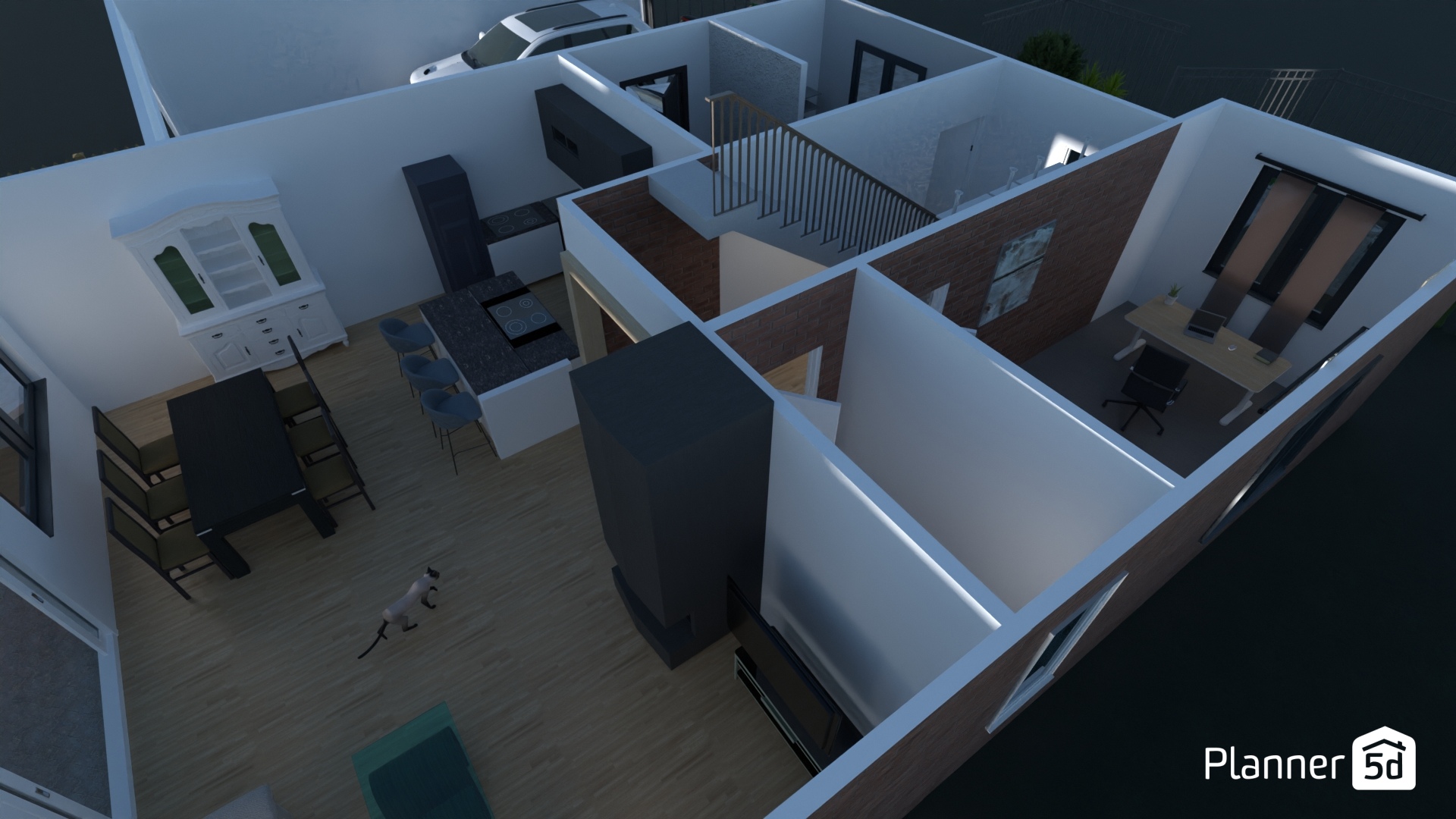 Haus Zeuthen Flur anders copy #25898380 by KreativProfile