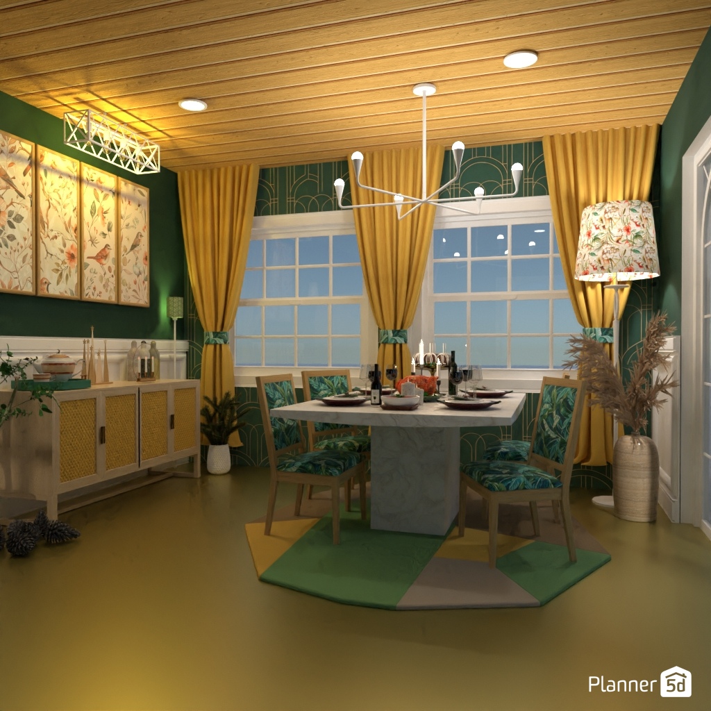 DB: Thanksgiving Day - room shell copy #23470807 by Editors Choice