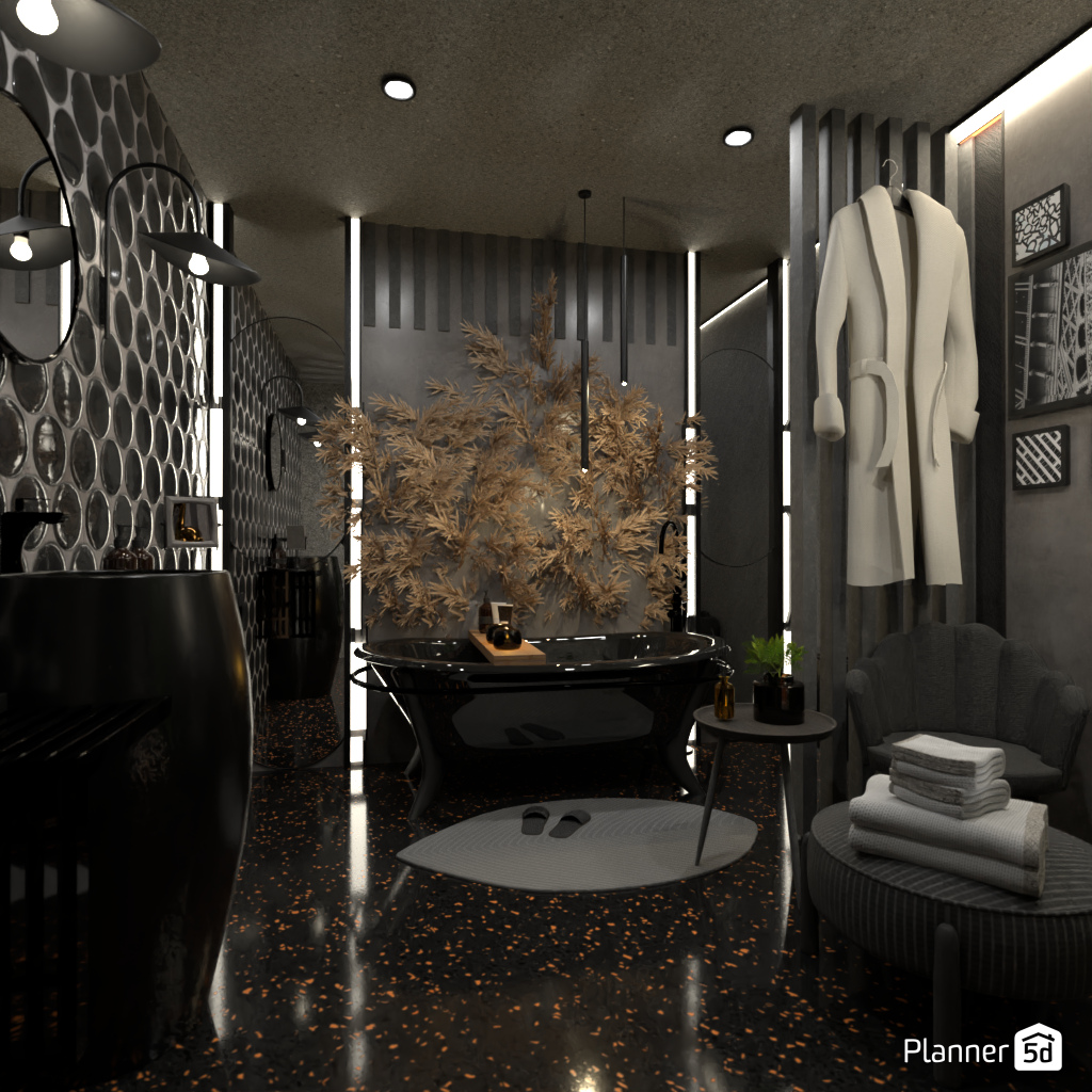 Dark Bathroom #17675591 by Editors Choice