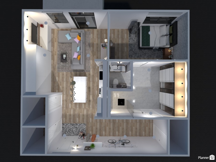 Avalon: One Bedroom Apartment with Deck #3743840 by Isabel