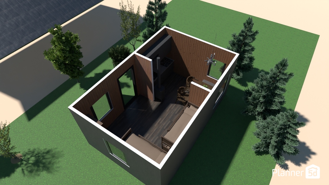 Lilla stugan Renoverad dörr flyttad copy copy #23491598 by User 123275995