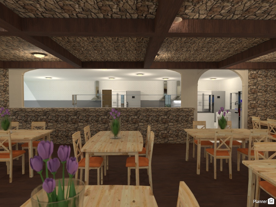 two station kitchen n restaurant #2073078 by Joy Suiter