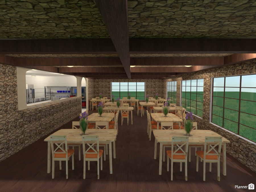 two station kitchen n restaurant #2073083 by Joy Suiter