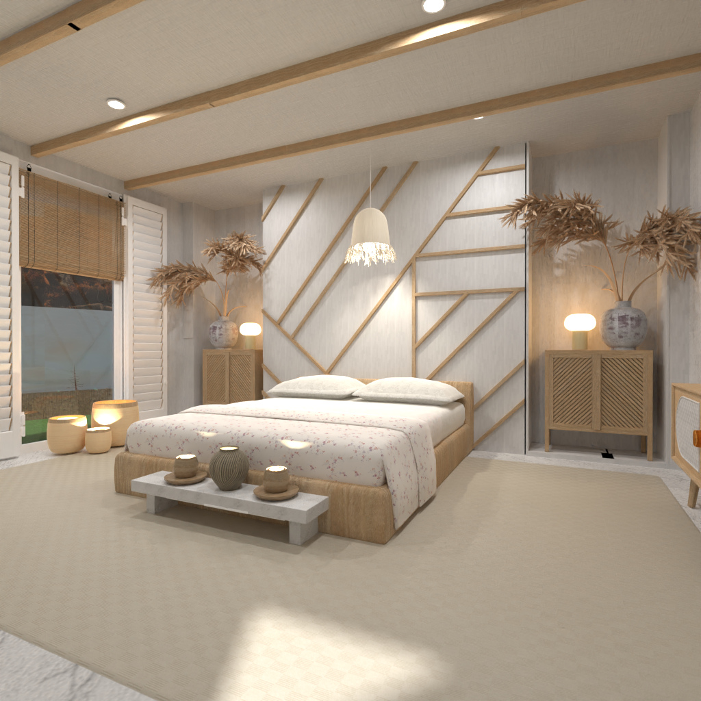 Wabi Sabi Bedroom #14573291 by Editors Choice