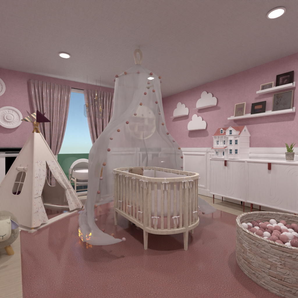 Pink interior. Win a subscription #11762980 by Editors Choice