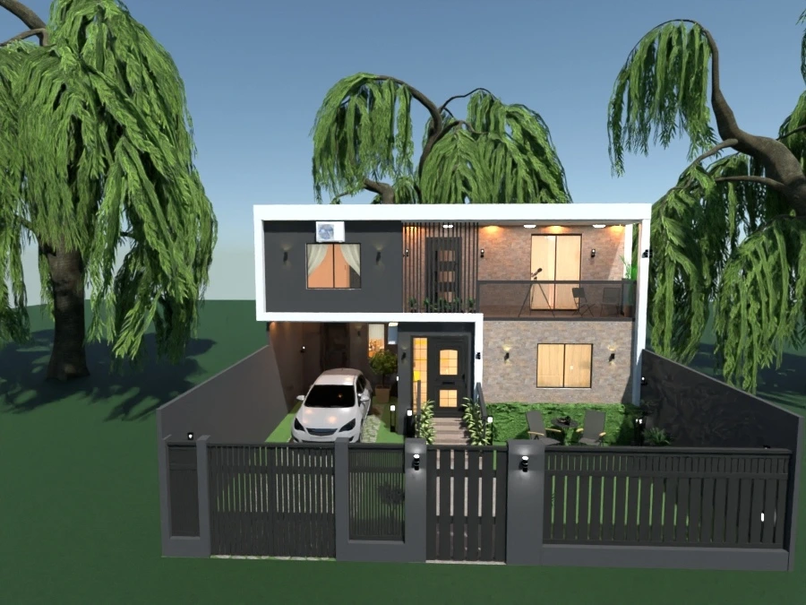 Modern House Interior & Exterior Design #108792 by ZACKY DESIGNER