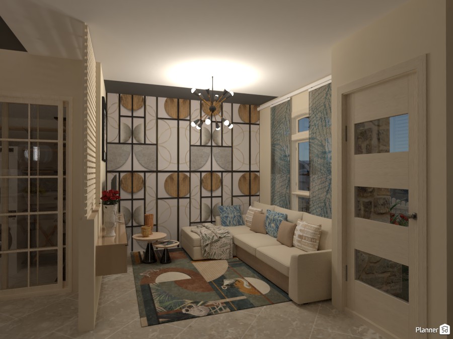 6x6 Mq with 2 Floors: Living #4414066 by Moonface