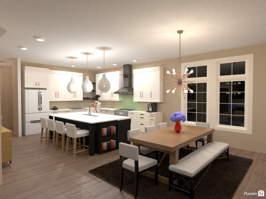 Black and White Kitchen Trial #4862941 by User 23536526