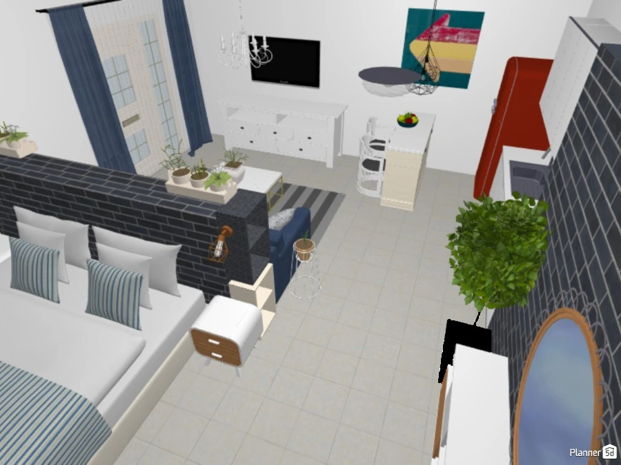 student apartment - Free Online Design | 3D Floor Plans by Planner 5D