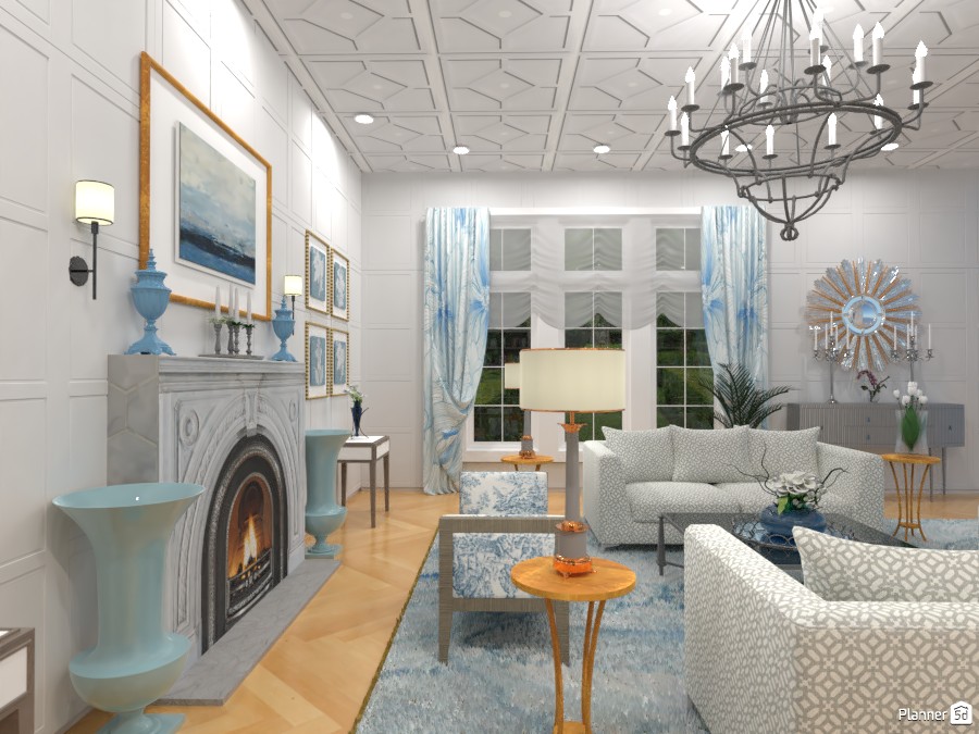 Light Blue Library Angle 5 #3883749 by DesignKing