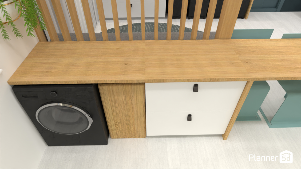 Cozinha integrada com lavanderia #14283435 by Evimería