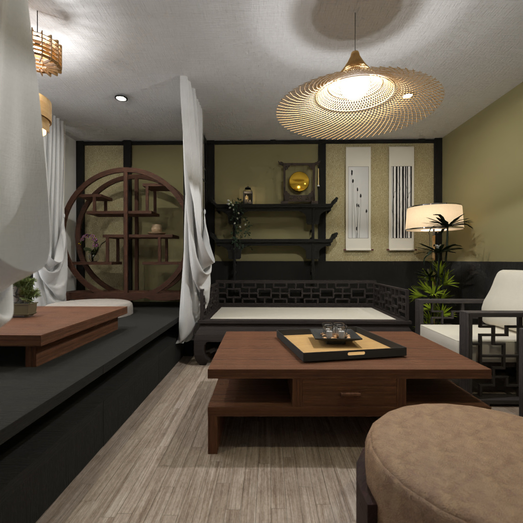 Japanese-style Living Room #15354691 by Editors Choice