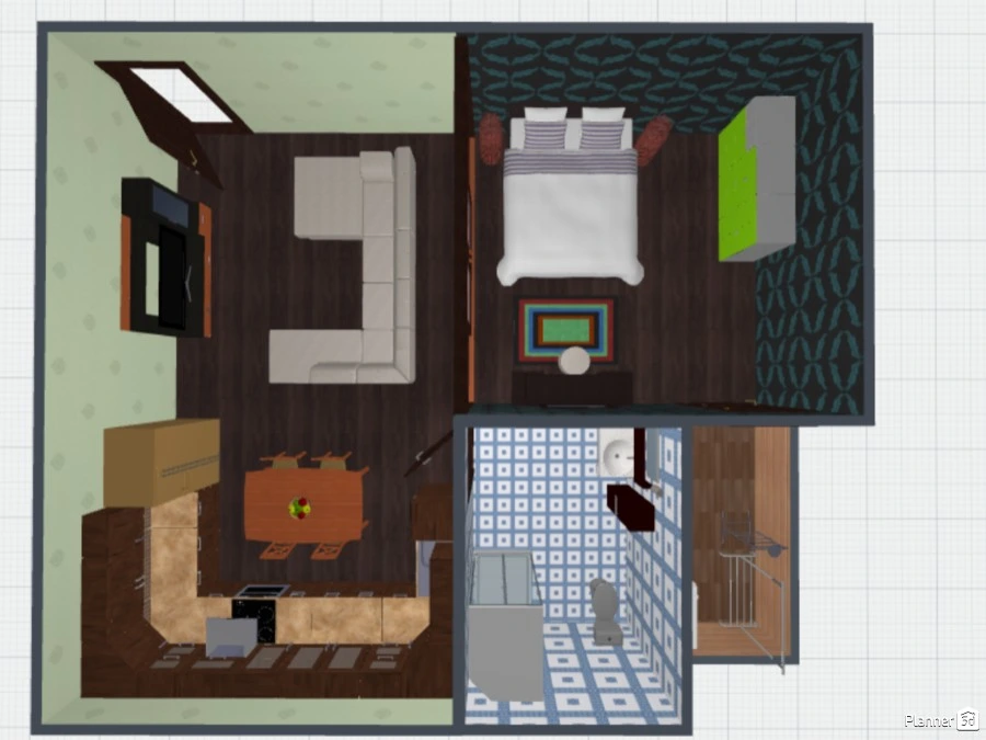 Just simple apartment design #2972124 by Putri Amrita Sari