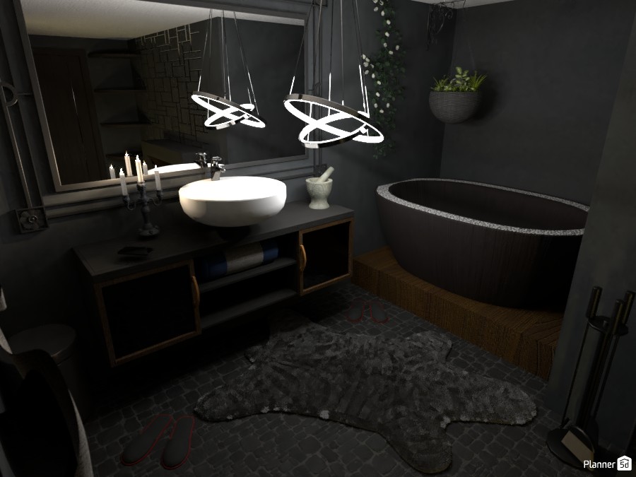Dark moody Bathroom #5192298 by User 30834578