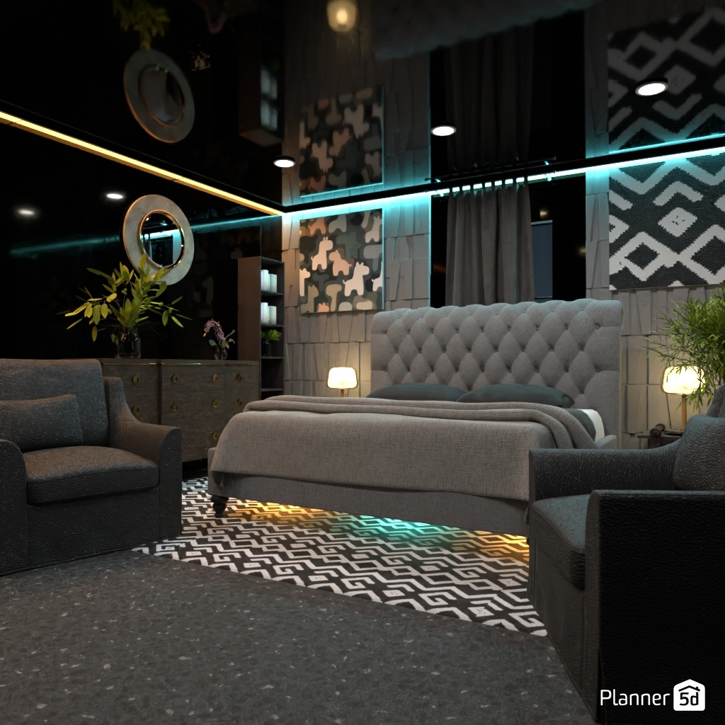 Midnight Mood Room #28924168 by Editors Choice