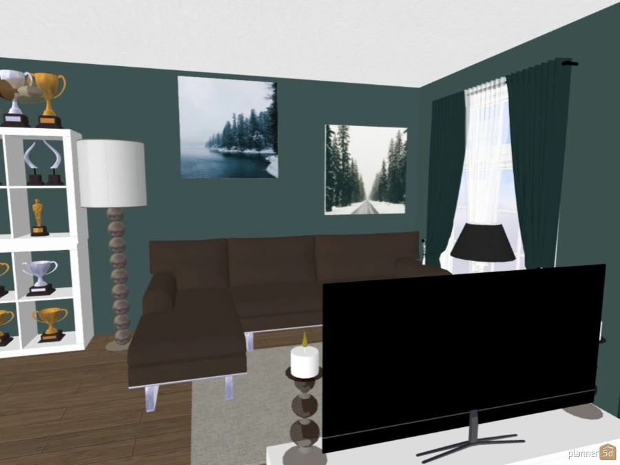 Оформление интерьера двухкомнатной квартиры #58185 Por Alex Monarch