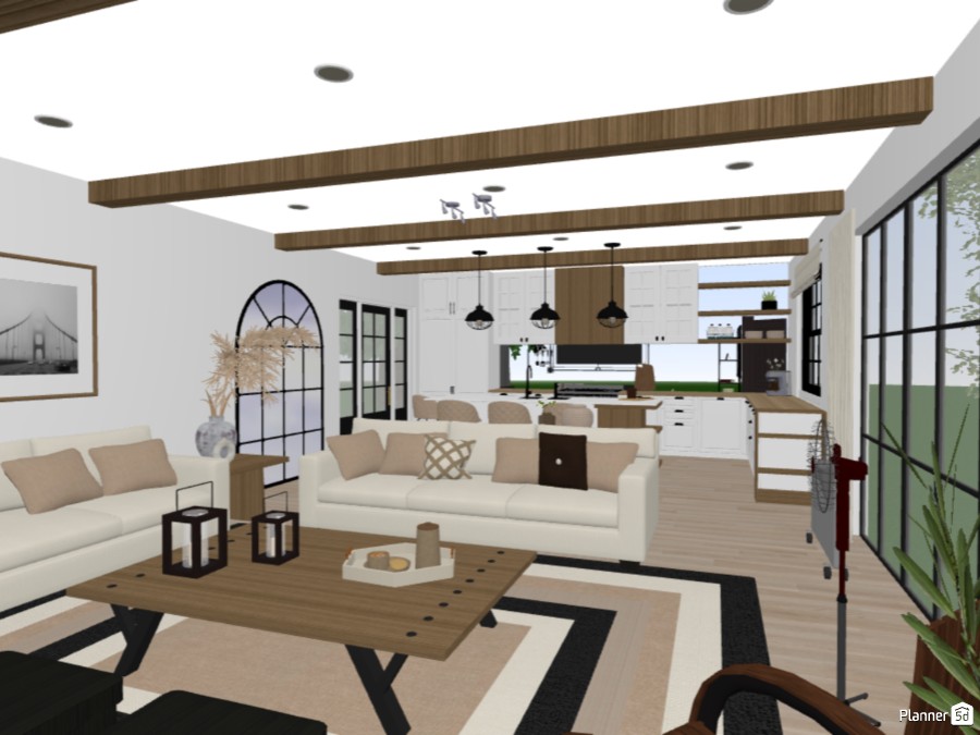 Kitchen and living #23384322 by User 157753090