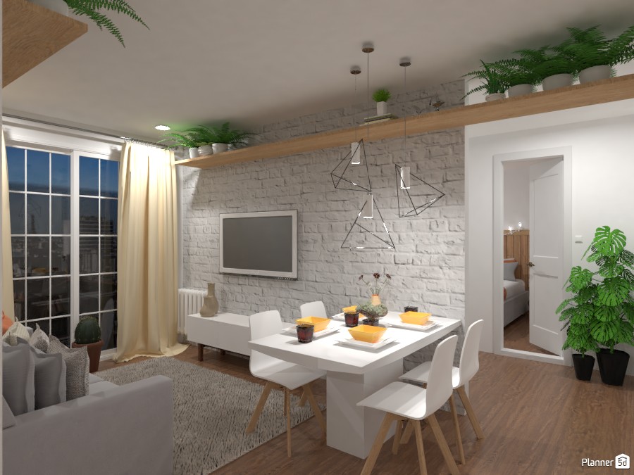 City apartment No. 1 / Living room #3479488 by Lucija Marko