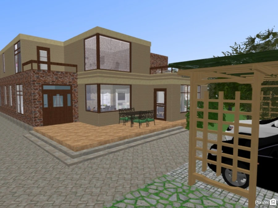 Современный дом/ Modern home #71695 by Elizaveta Xamdi