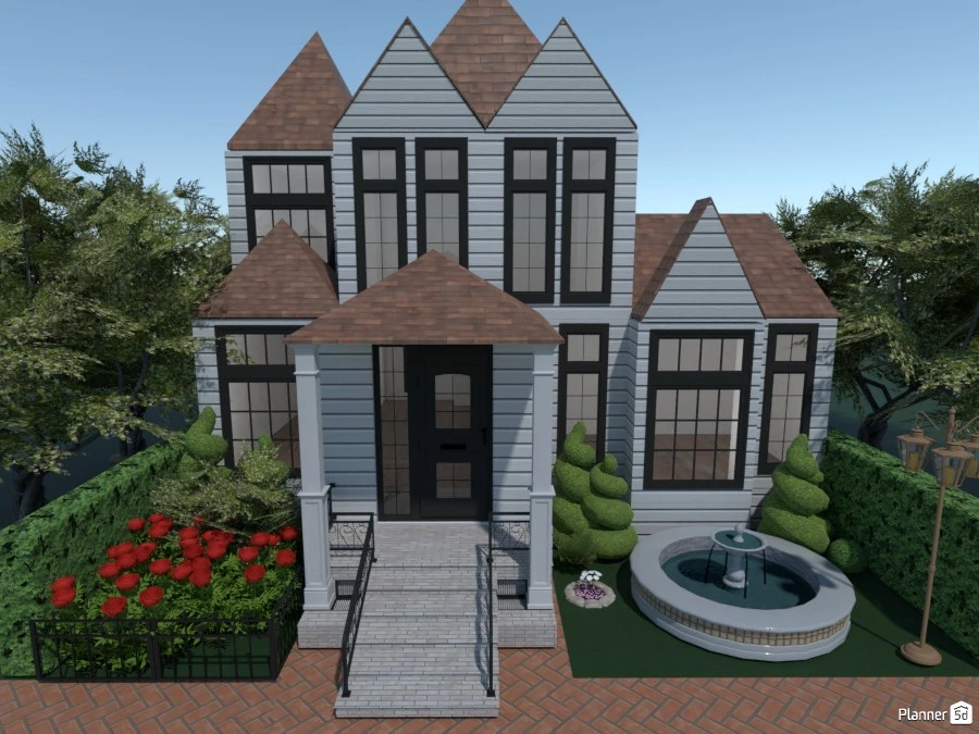 Victorian House Free Online Design 3D Floor Plans by Planner 5D