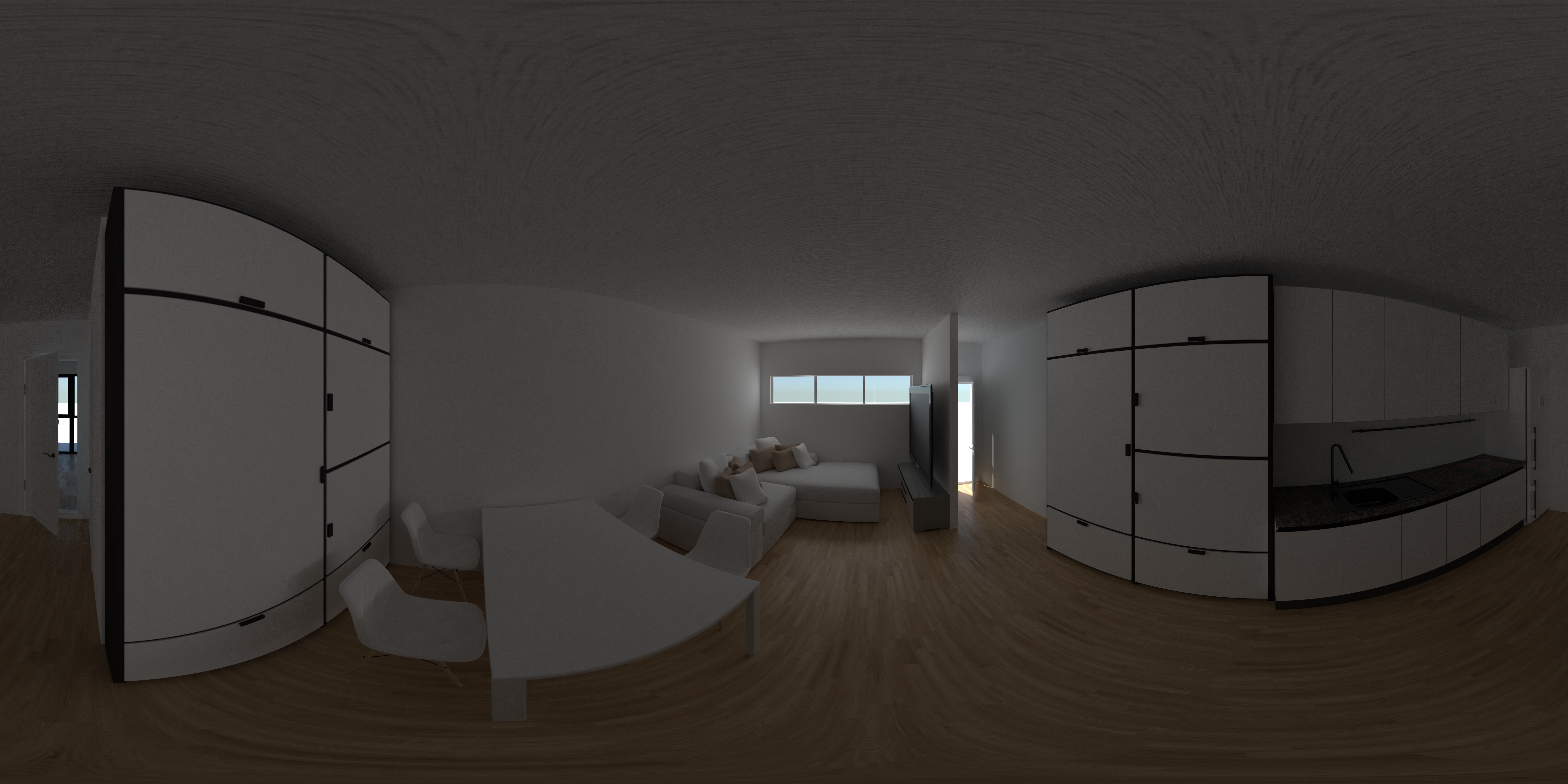 Перп стена, кухня в коридоре #23508198 by User 159290503