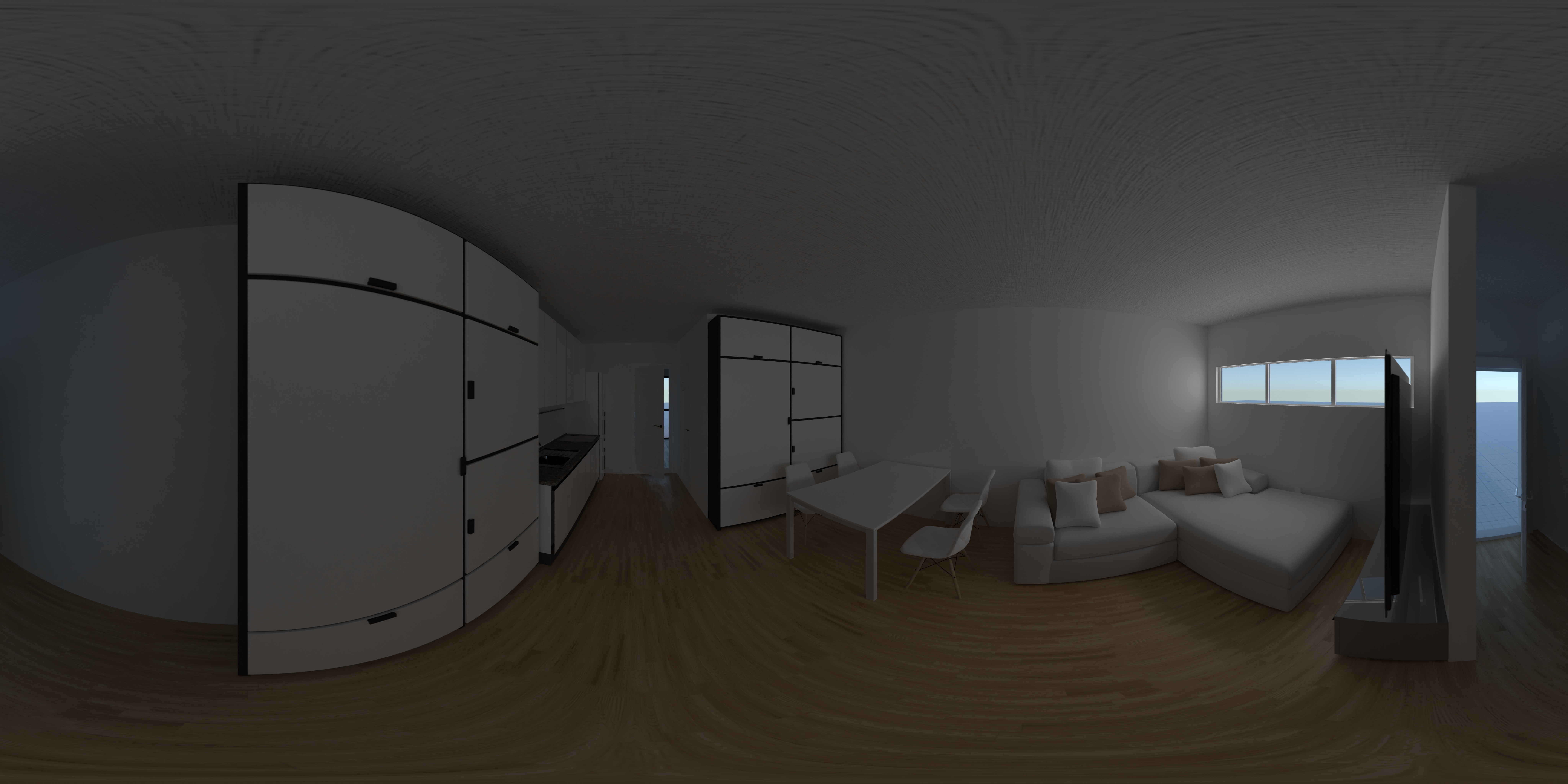 Перп стена, кухня в коридоре #23508214 by User 159290503