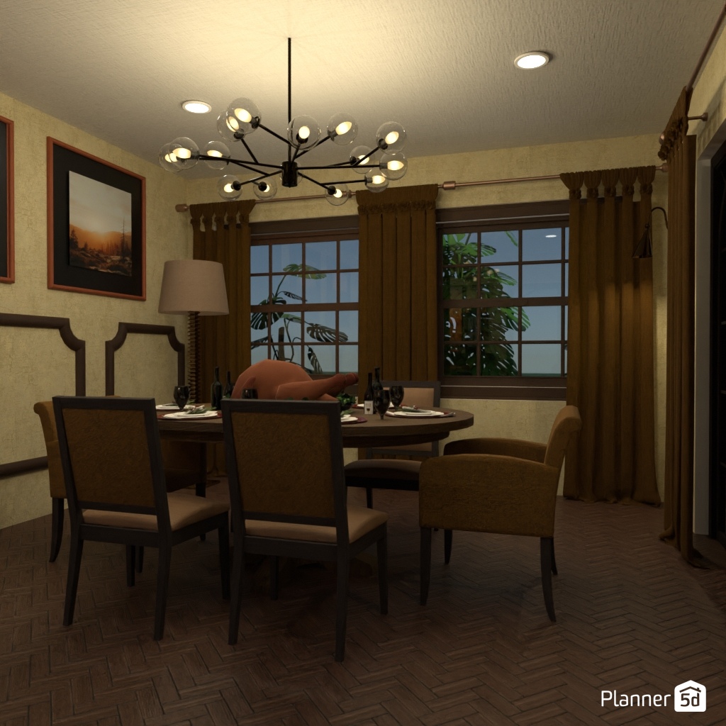 DB: Thanksgiving Day - room shell copy #23482170 by Editors Choice