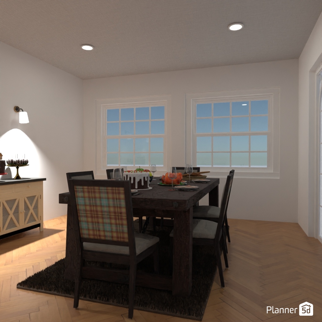 DB: Thanksgiving Day - room shell copy #23457075 by Editors Choice