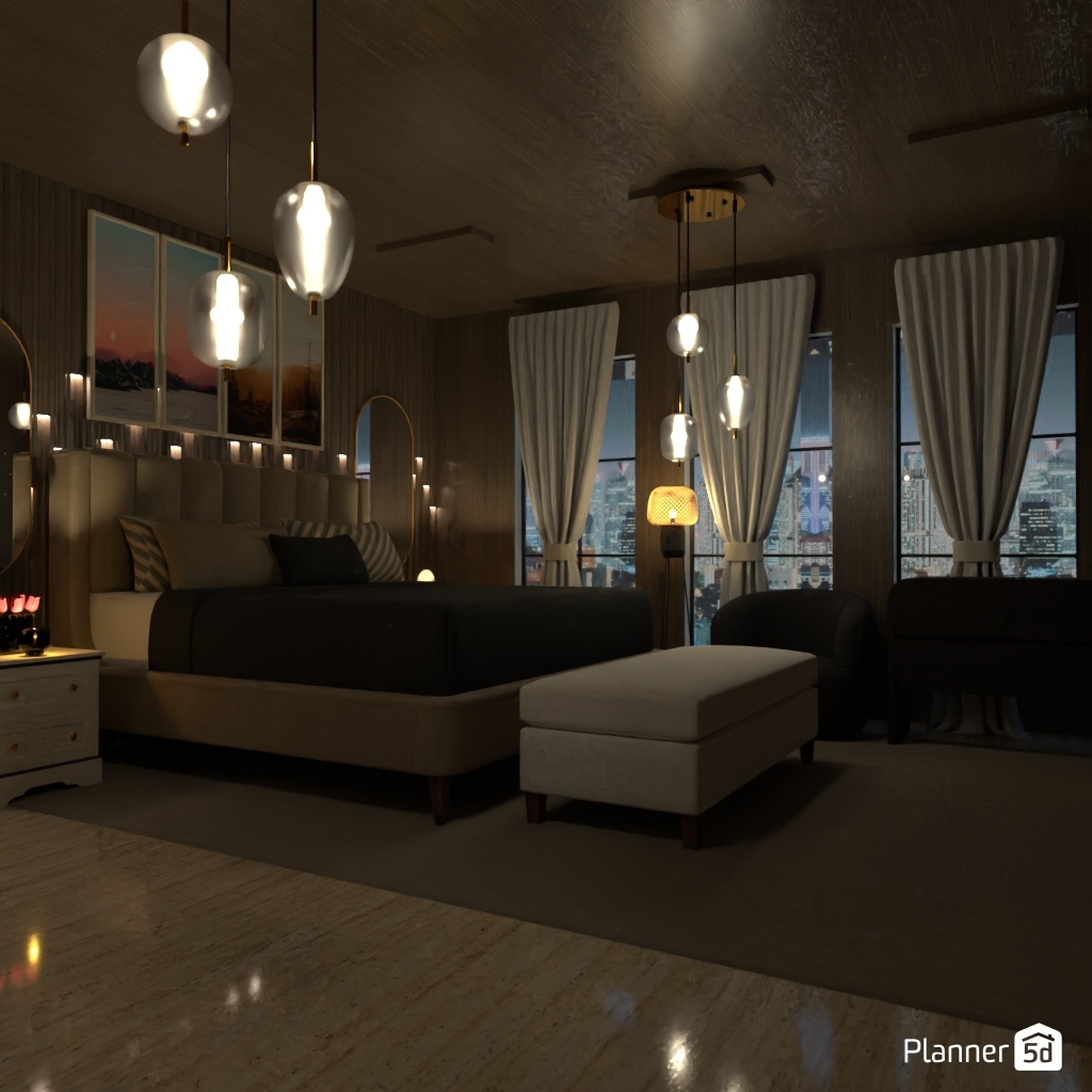 Midnight Mood Room #28871308 by Editors Choice