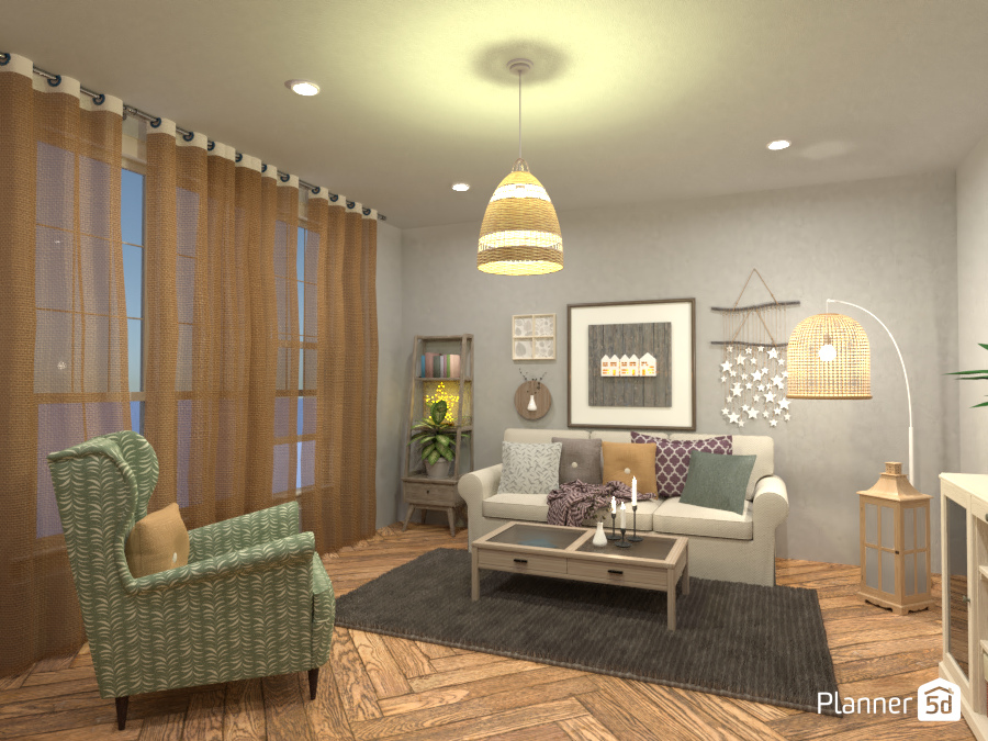 Cozy Scandinavian room #7195206 by Moonface