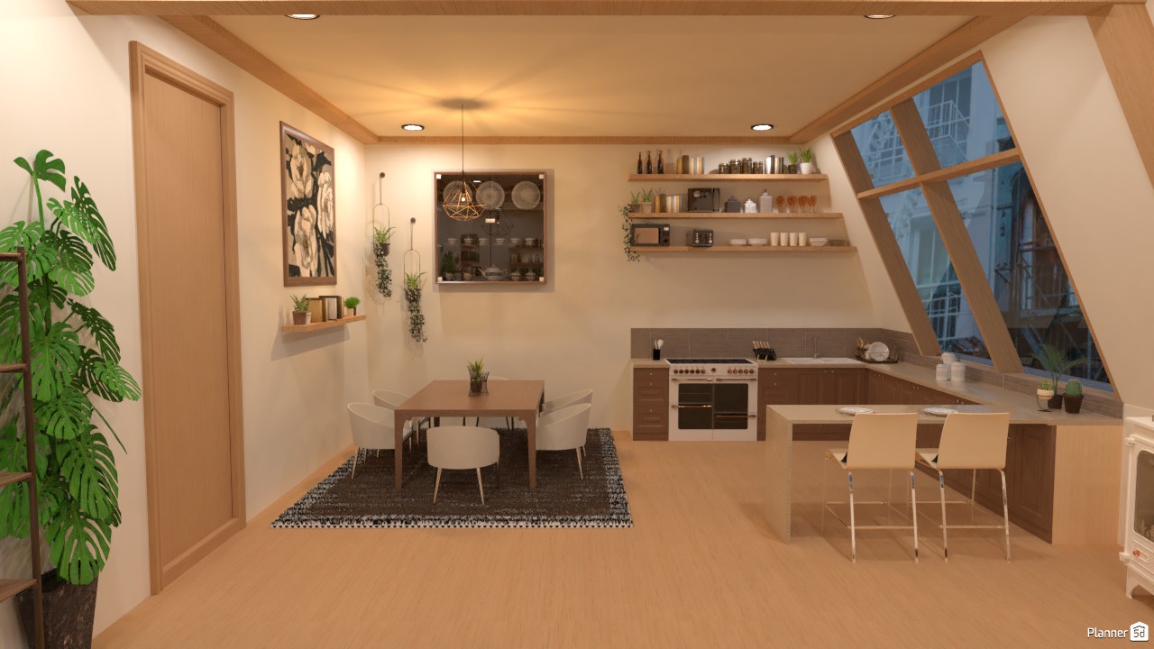 Comedor y cocina.. #4107570 by Hall Pat