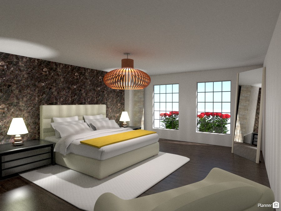 Nice,clean,roomy and fashion influenced bedroom 1278307 by - image