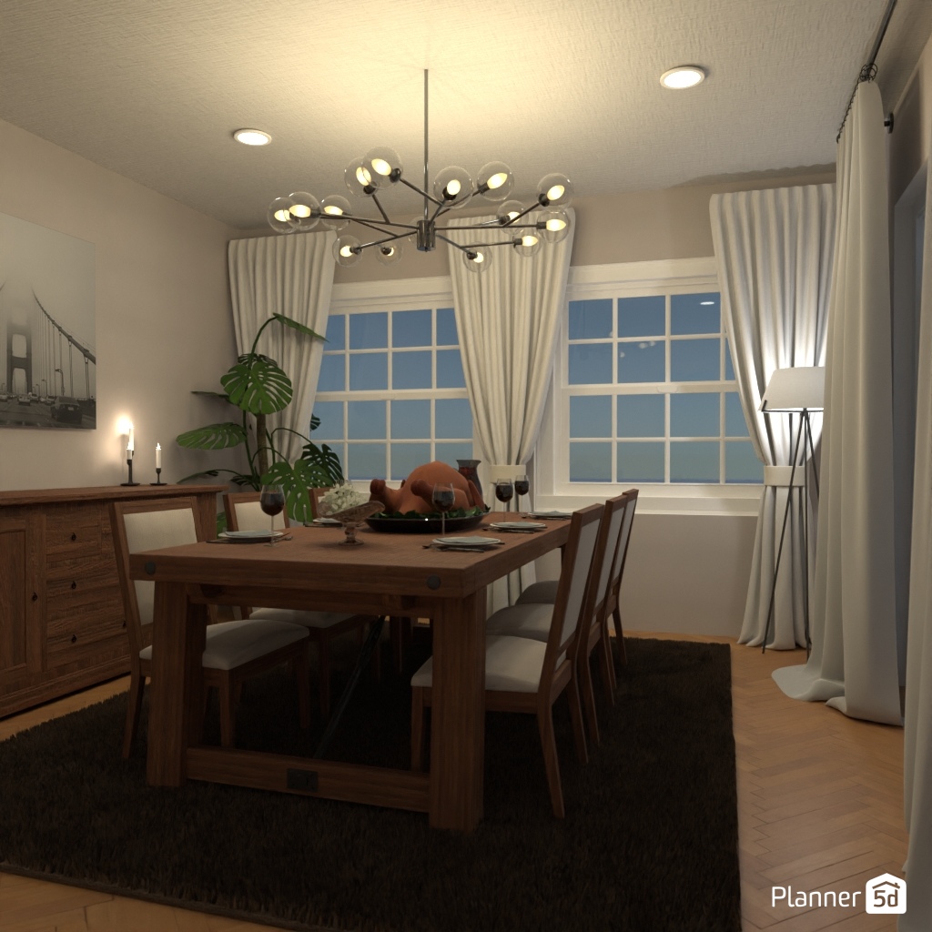 DB: Thanksgiving Day - room shell copy #23464779 by Editors Choice