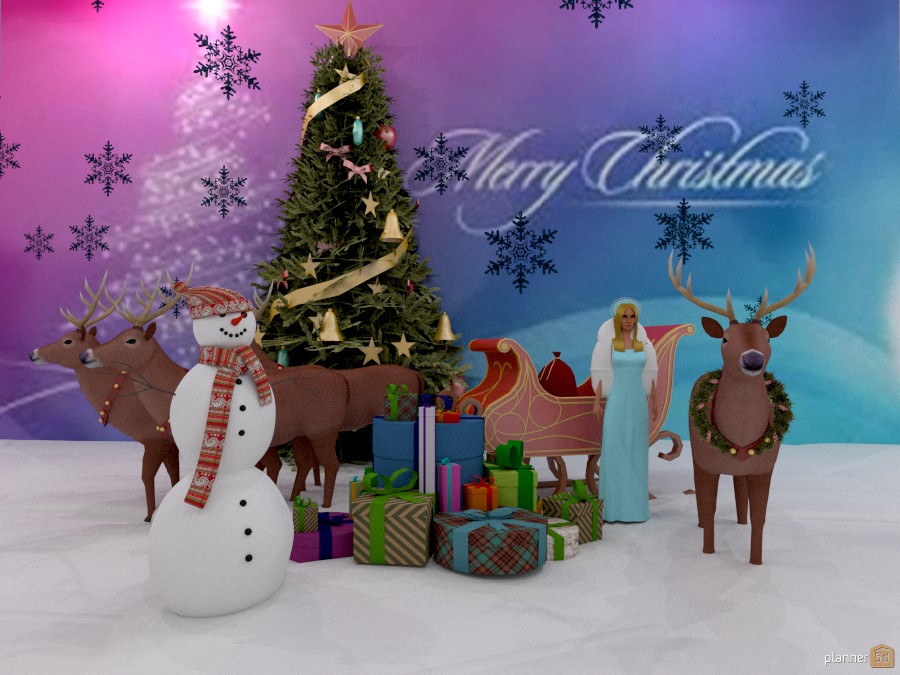 Best wishes and Merry Christmas to all of Planner 5d!!! #1151453 by Svetlana Baitchourina