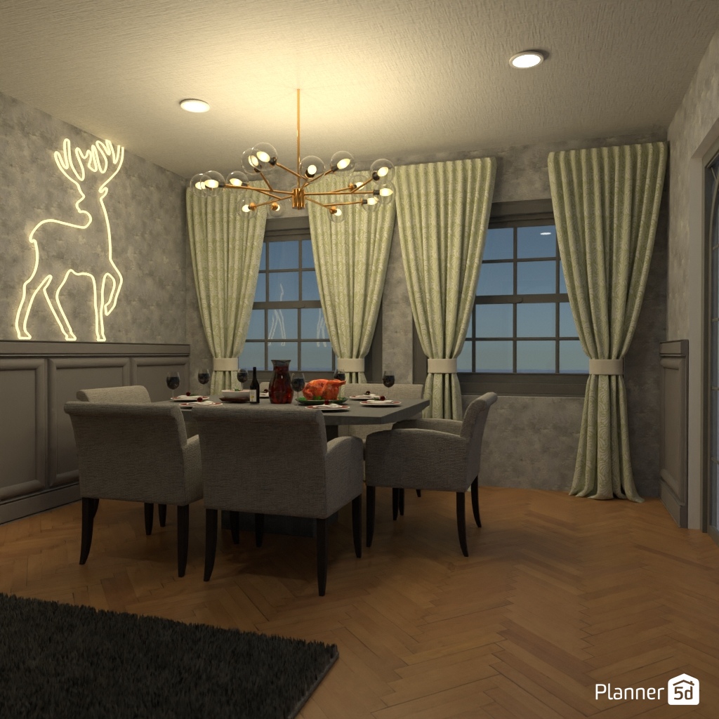 DB: Thanksgiving Day - room shell copy #23445427 by Editors Choice