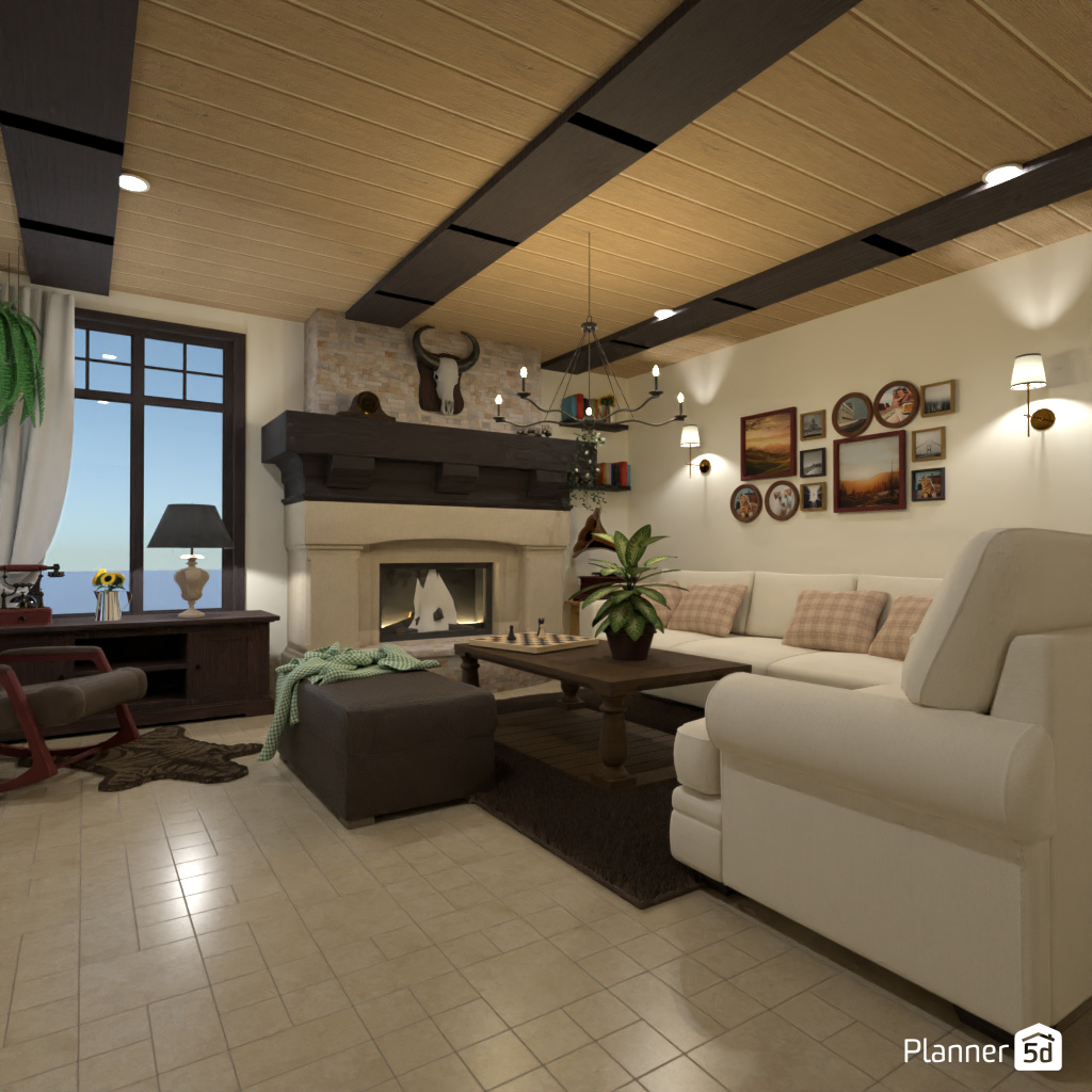 Country Living room #20130211 by Editors Choice