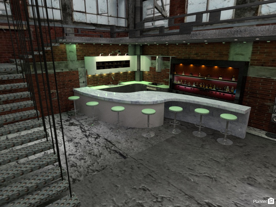 loft 2 bar area #1830884 by Jason